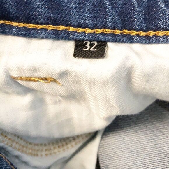 7 For All Mankind Ultra High Rise Dojo Jeans Flare Beauty Blue 32 7U482478 $228 - Picture 7 of 12